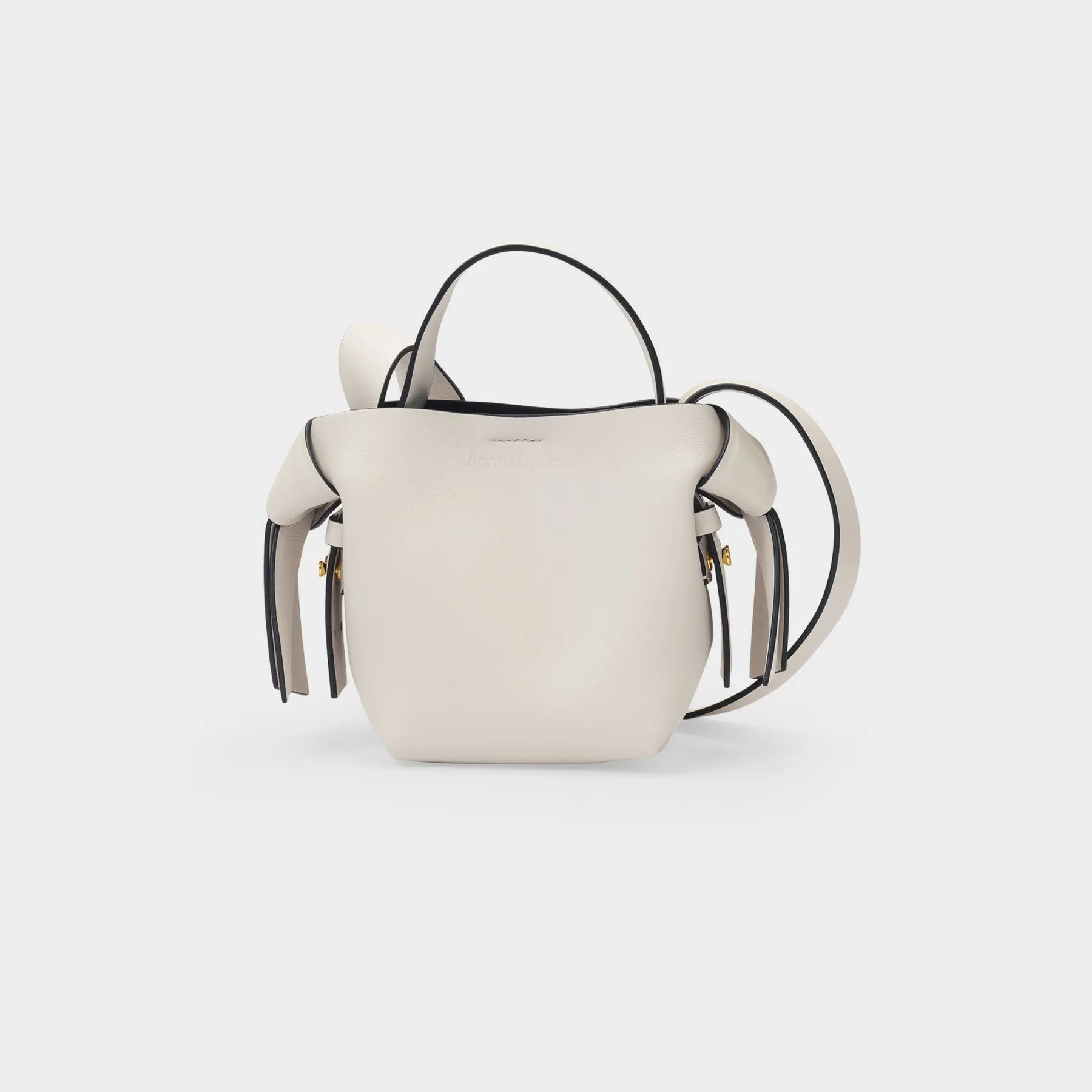 Acne Studios  Musubi Micro Crossbody - Acne Studios - White/Black - Leather