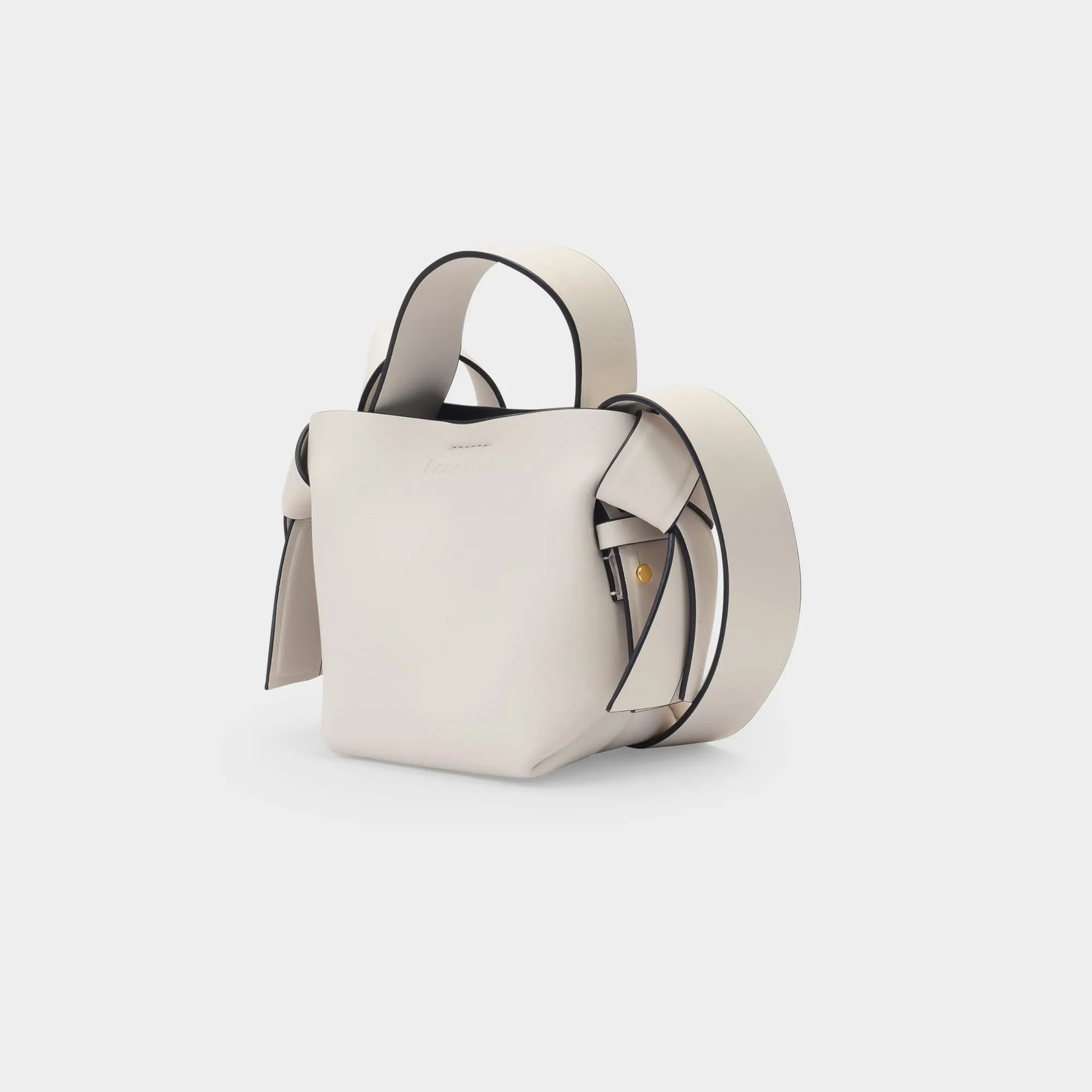 Acne Studios  Musubi Micro Crossbody - Acne Studios - White/Black - Leather