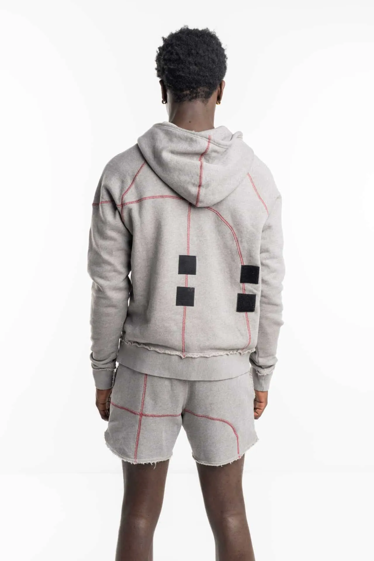 ACW Men’s Knitted Intersect Hoodie Cement ACWMW179