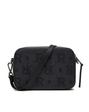 Allover logo shoulder bag