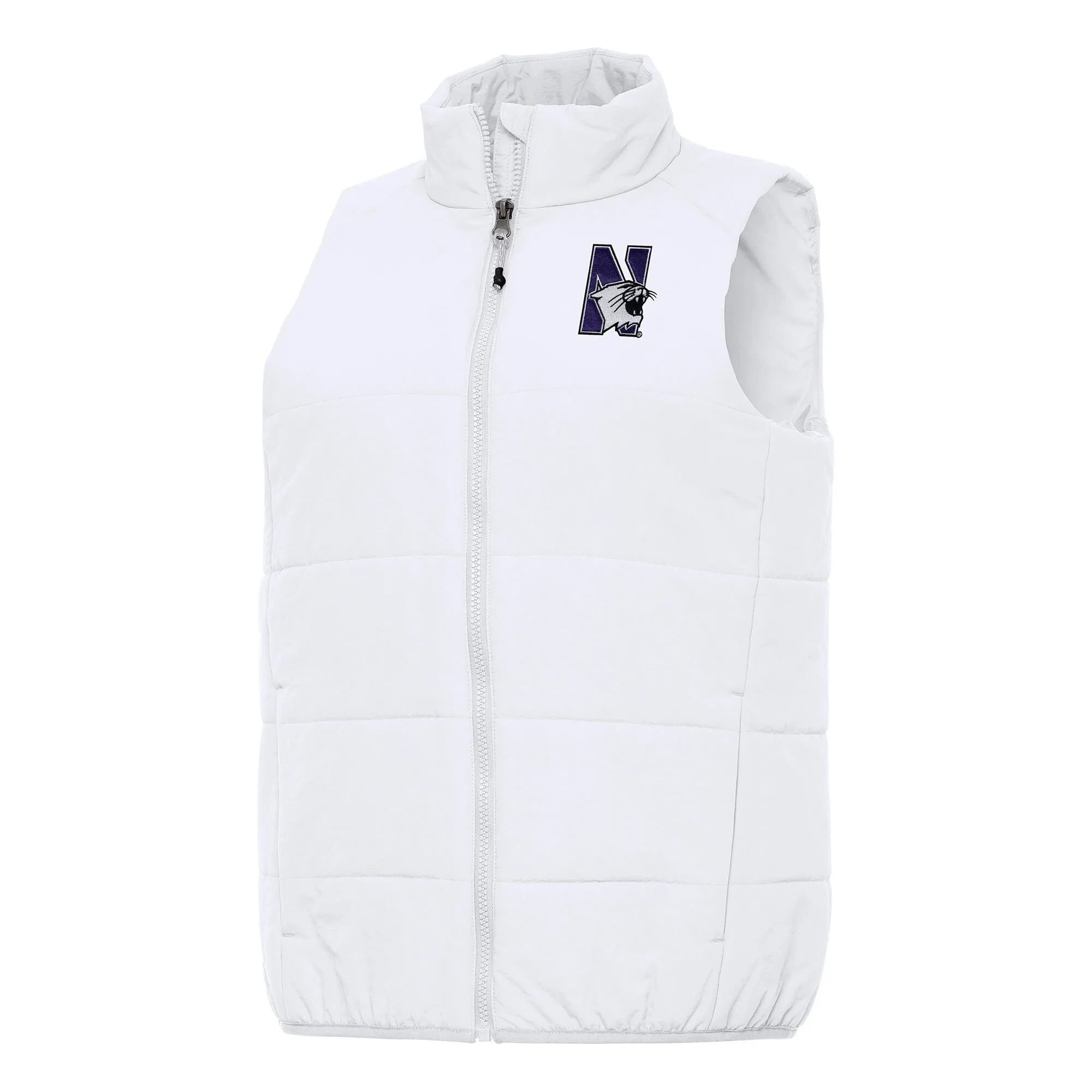 Antigua Northwestern Wildcats Women's White Experience Full-Zip Vest