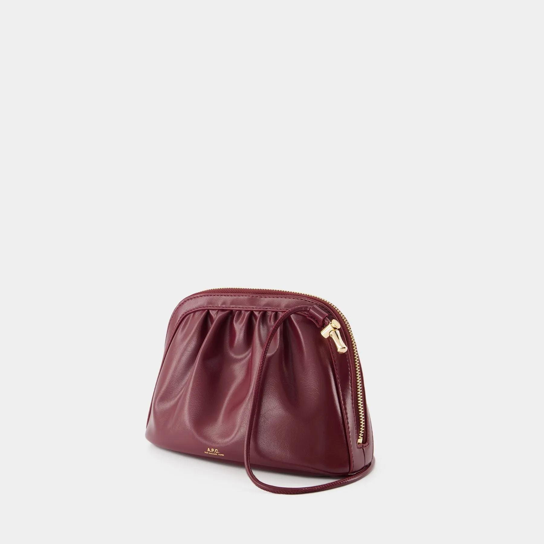 A.P.C.  Bourse Ninon Crossbody - A.P.C. - Synthetic - Burgundy