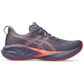 Asics Men's Novablast 5 Running Shoes Greyish Purple / Coral Reef