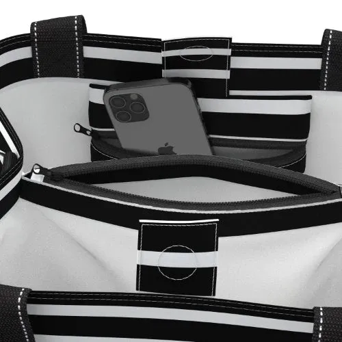 Baby On Board Travel Baby Bag - Pattern: Fleetwood Black