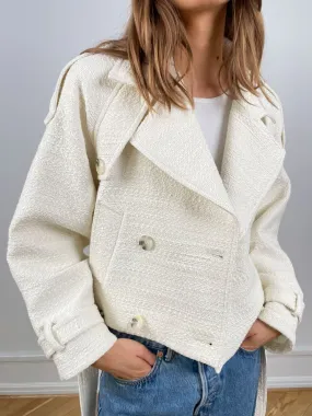 BOBBY TWEED JACKET - CREME