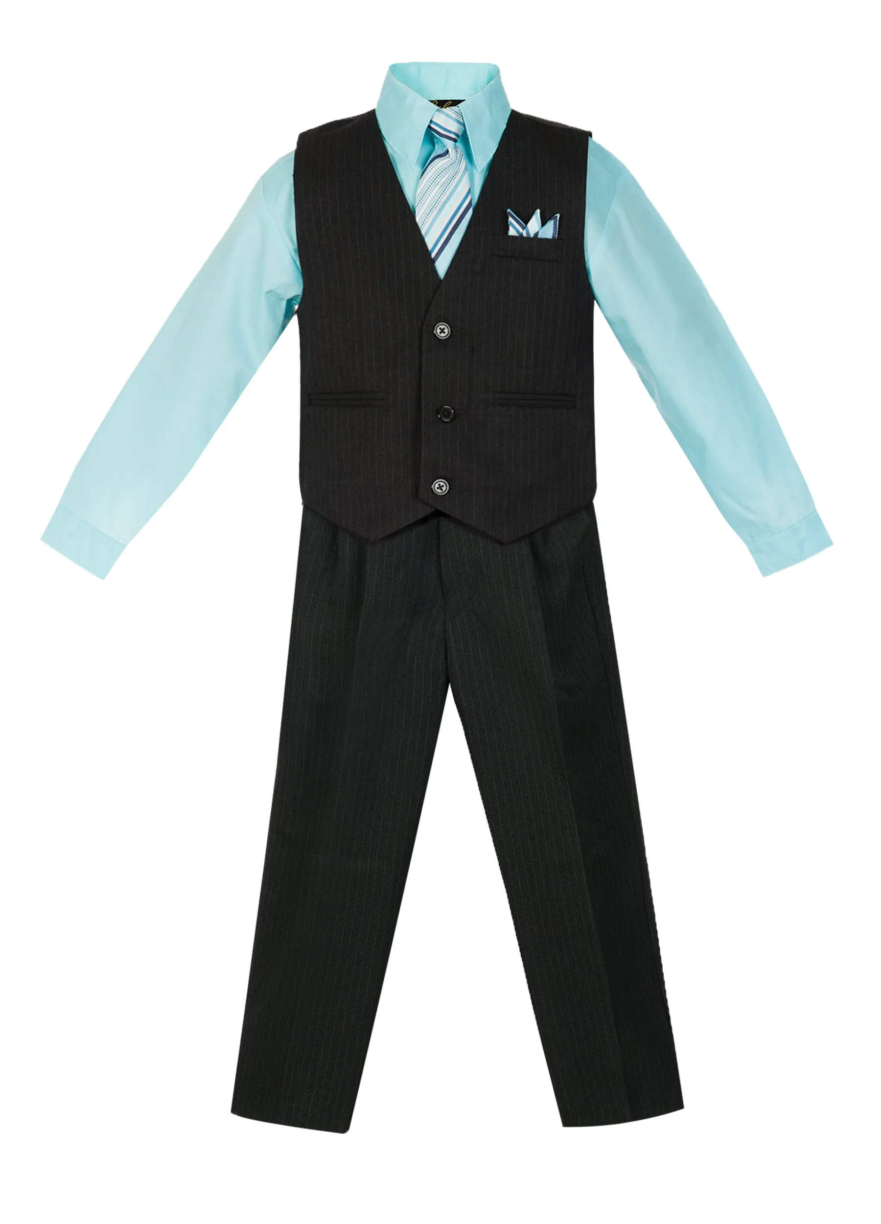 Boys formal vest set with tie (4 pcs)