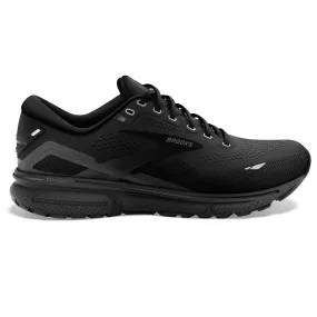 Brooks Men's Ghost 15 Wide Fit Running Shoes Black / Black / Ebony