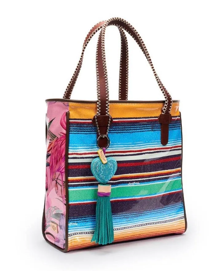 Consuela Deanna Canvas Stripe Classic Tote 6119