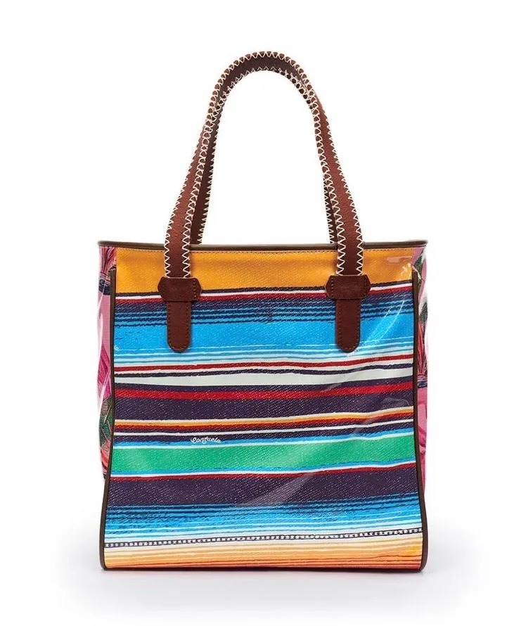 Consuela Deanna Canvas Stripe Classic Tote 6119