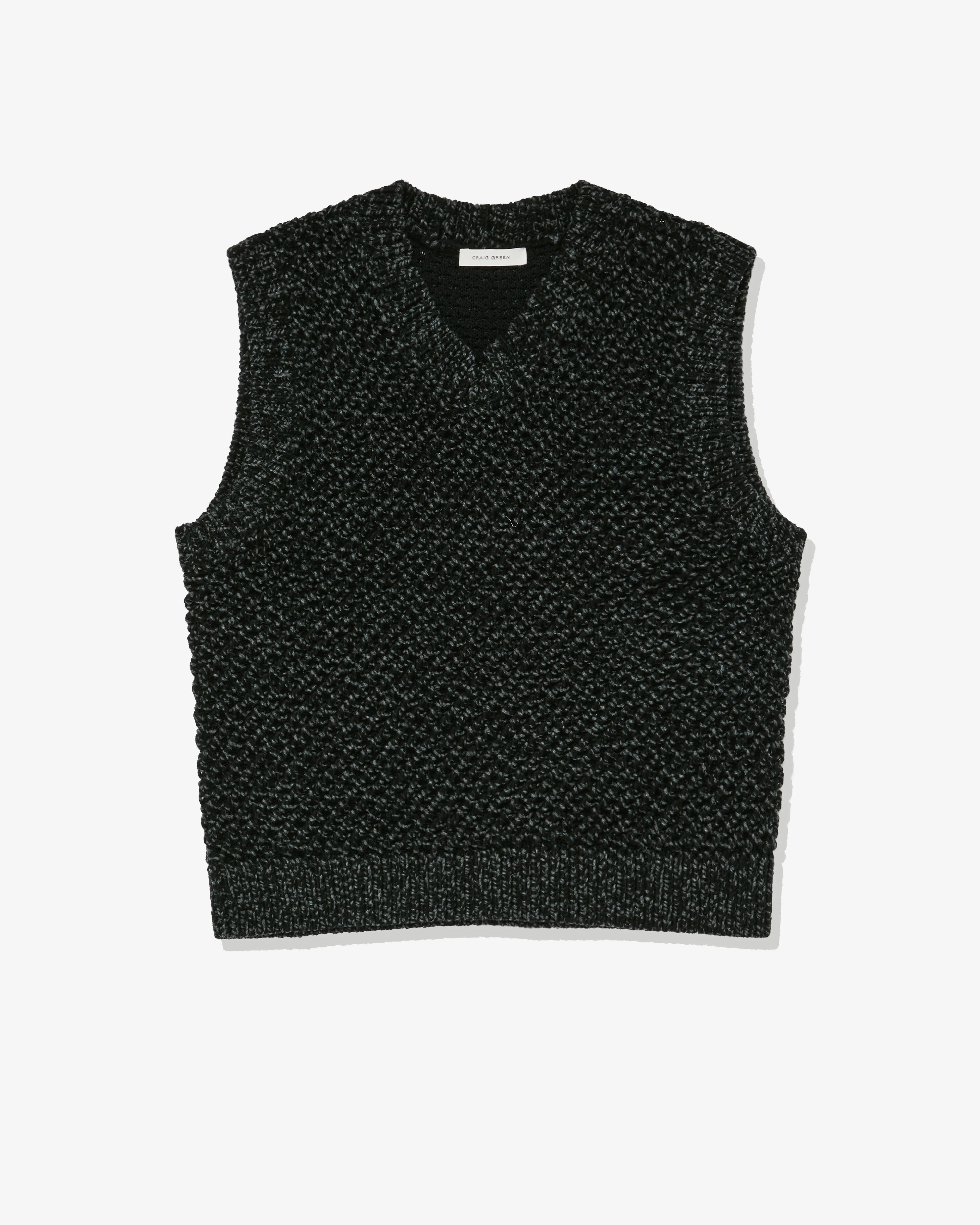 Craig Green - Men's Rope Knit Vest - (Dark Grey)