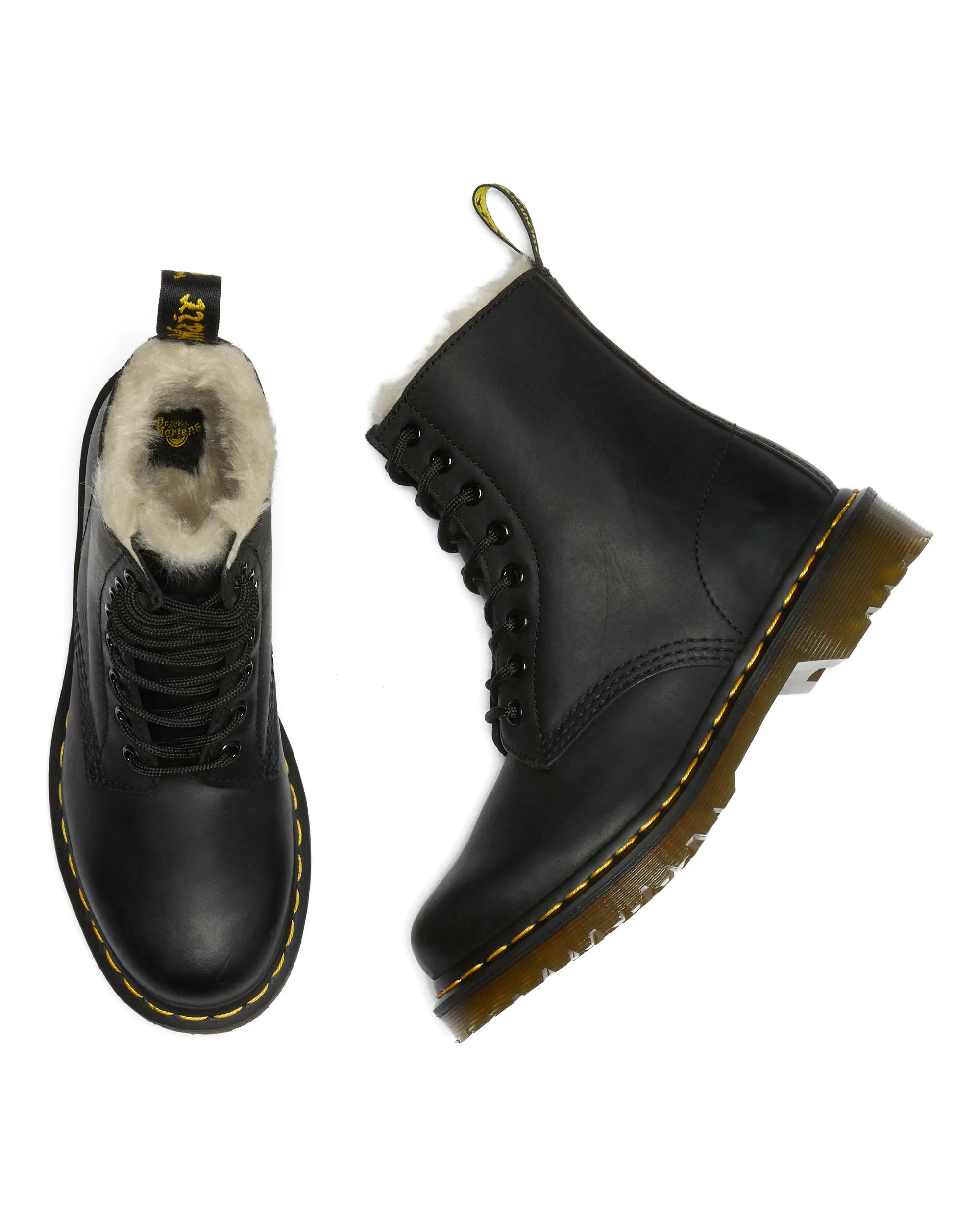 Dr Martens 1460 Serena Black Burnished Wyoming