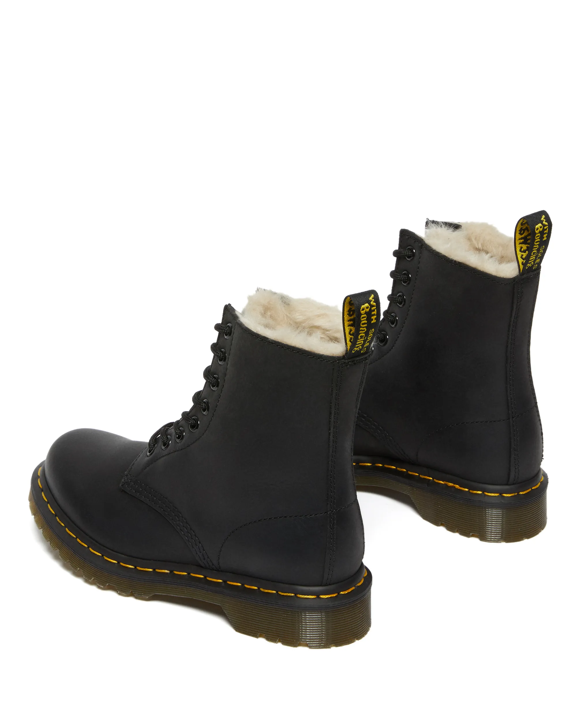 Dr Martens 1460 Serena Black Burnished Wyoming