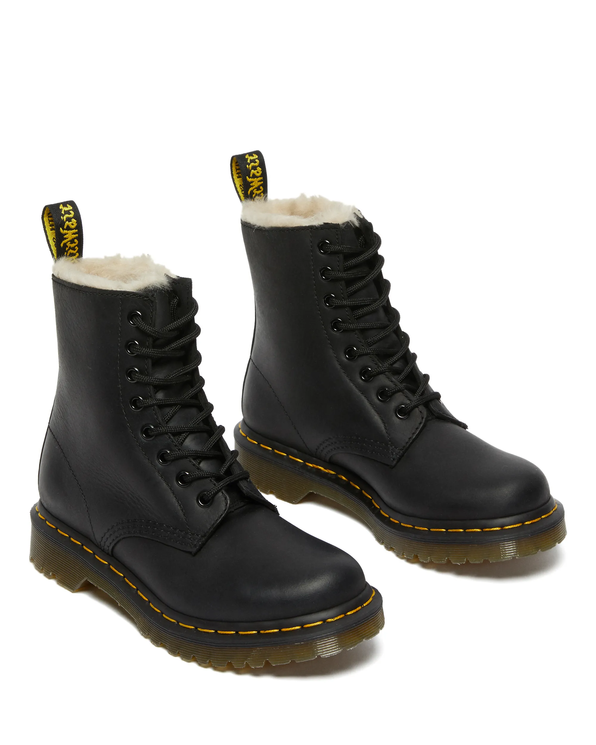 Dr Martens 1460 Serena Black Burnished Wyoming