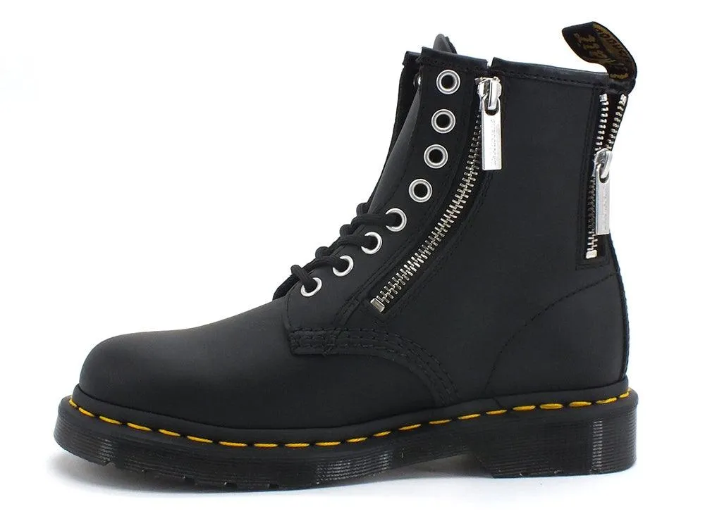 DR. MARTENS 1460 Zip Nappa Anfibio Black 1460-26103001