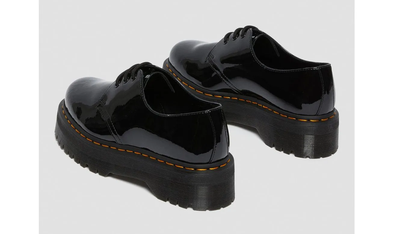 Dr. Martens 1461 Quad Patent Leather Platform