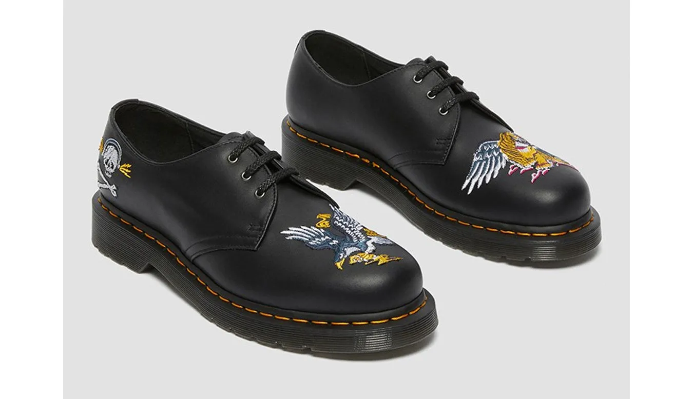 Dr. Martens 1461 Souvenir Embroidered Leather