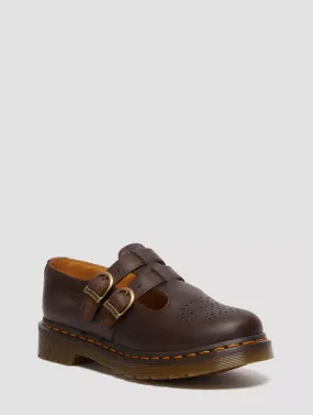 Dr. Martens 8065 Mary Jane in Dark Brown Crazy Horse