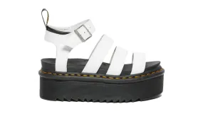 Dr. Martens Blaire Quad Hydro Leather Platform Sandals W