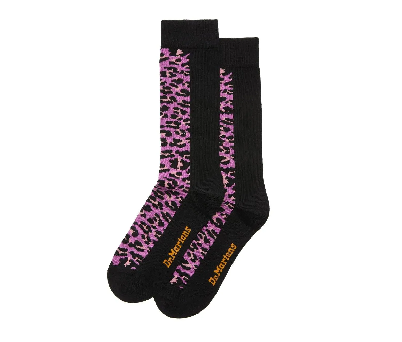 DR. MARTENS Punkink Print Sock Pink Leopard AC848997