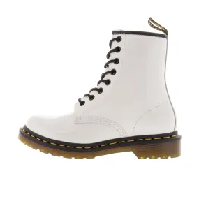 Dr Martens Womens 1460 Patent Lamper White