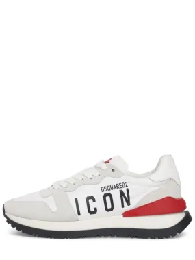 Dsquared2   Icon tech & leather sneakers 