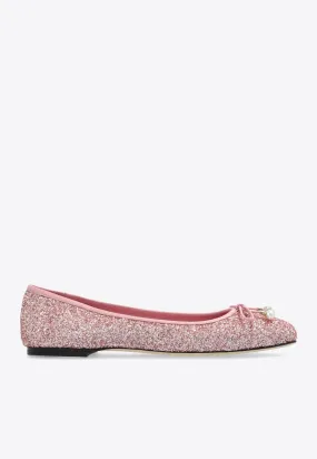 Elme Glittered Ballerina Flats