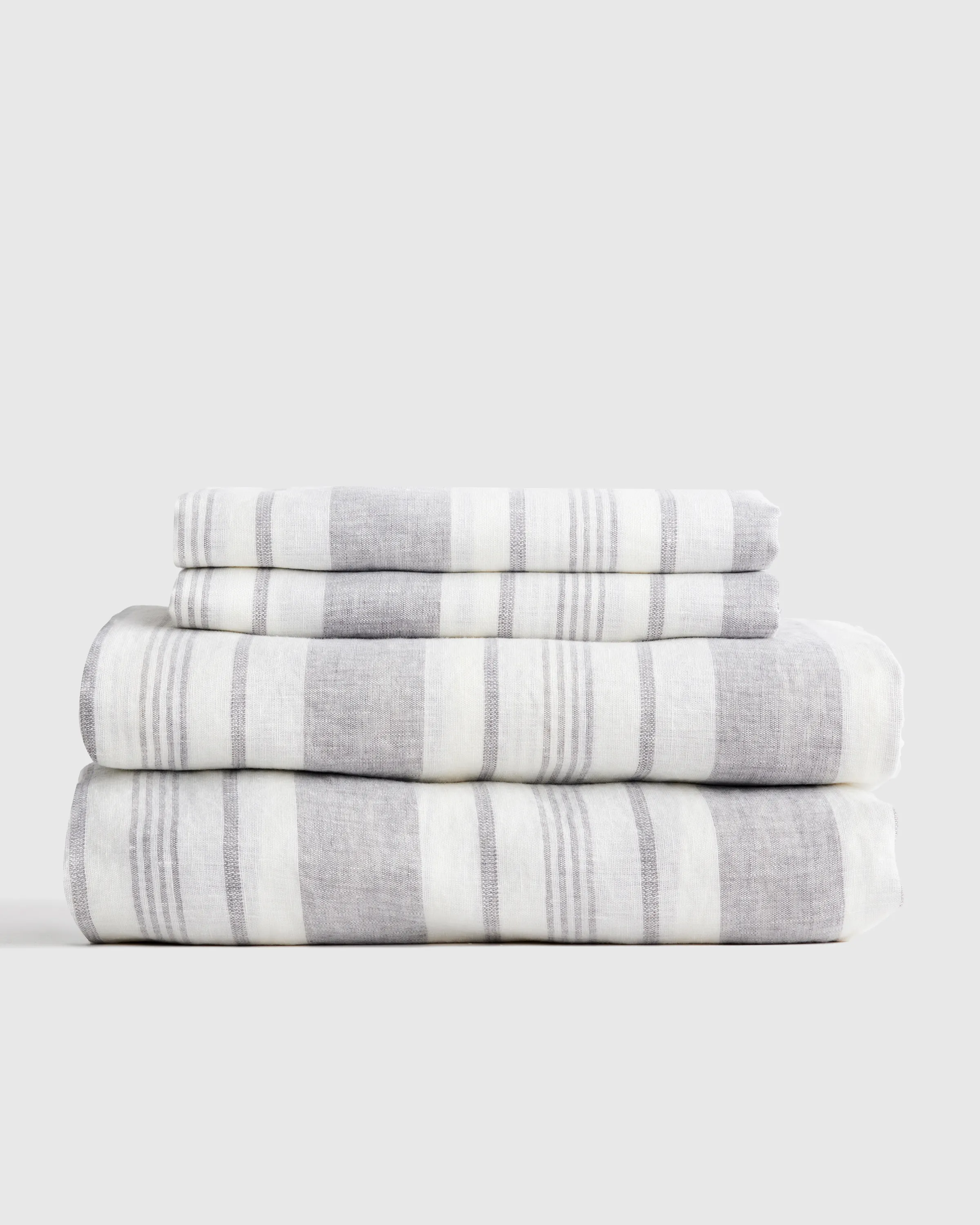 European Linen Modern Stripe Sheet Set