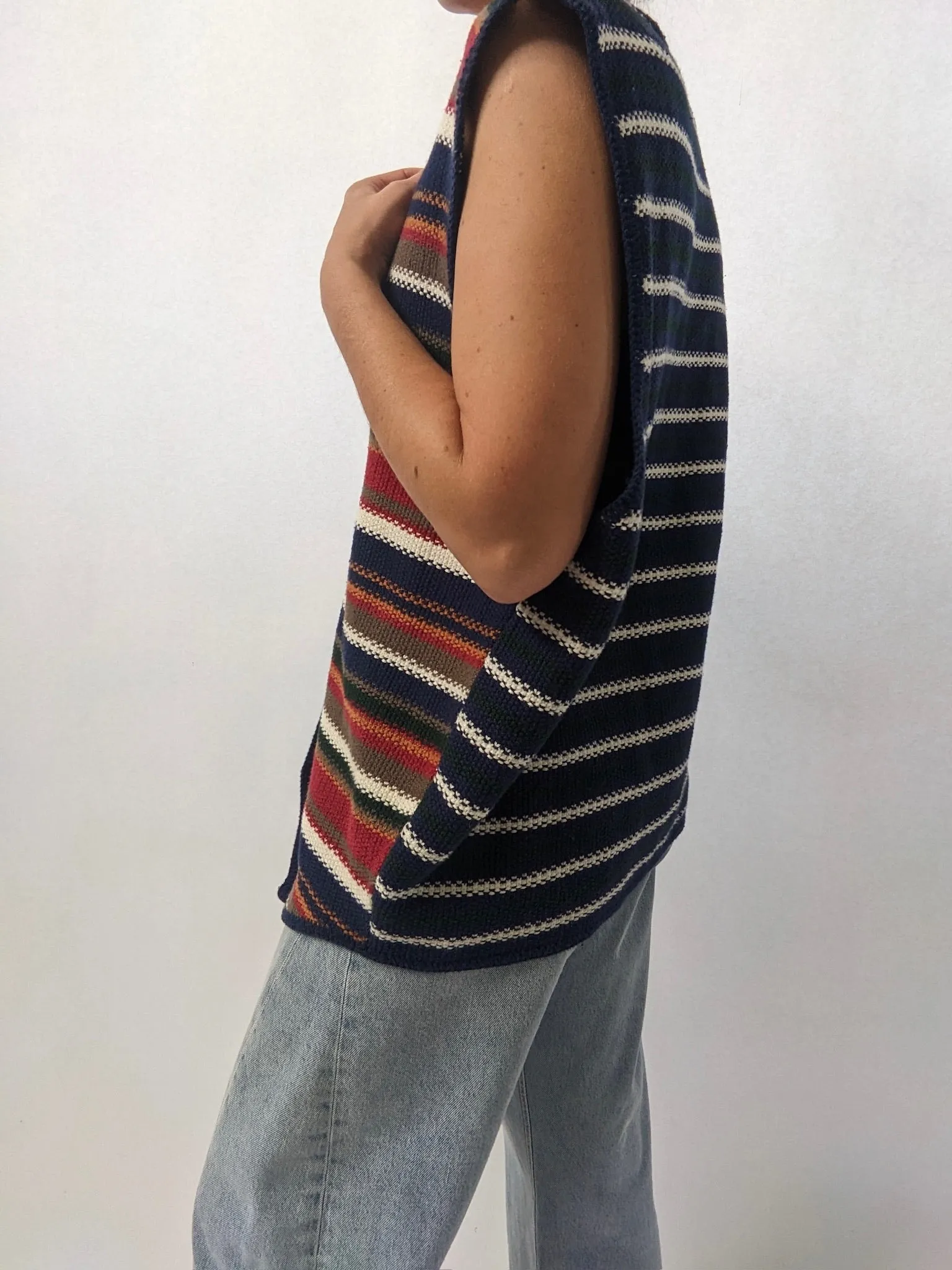 Favorite Vintage Striped Knit Vest