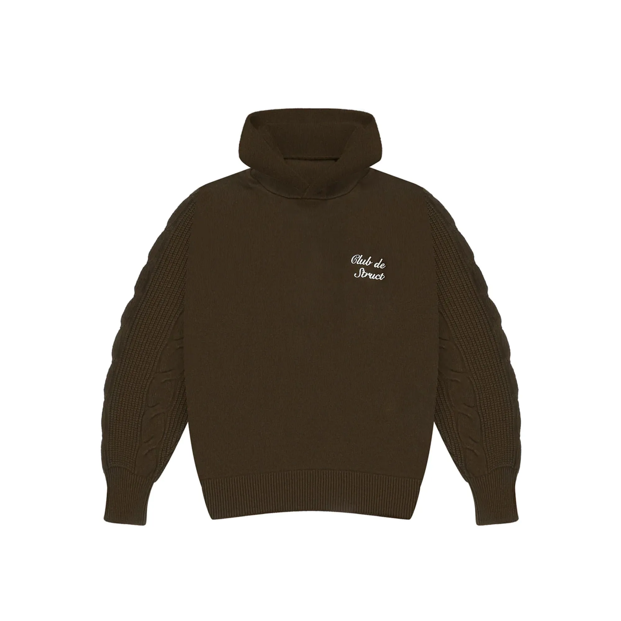 HERITAGE CABLE KNIT HOODIE