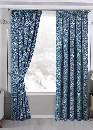 Home Curtains Darcy Pair of Lined Pencil Pleat Curtains | Kaleidoscope