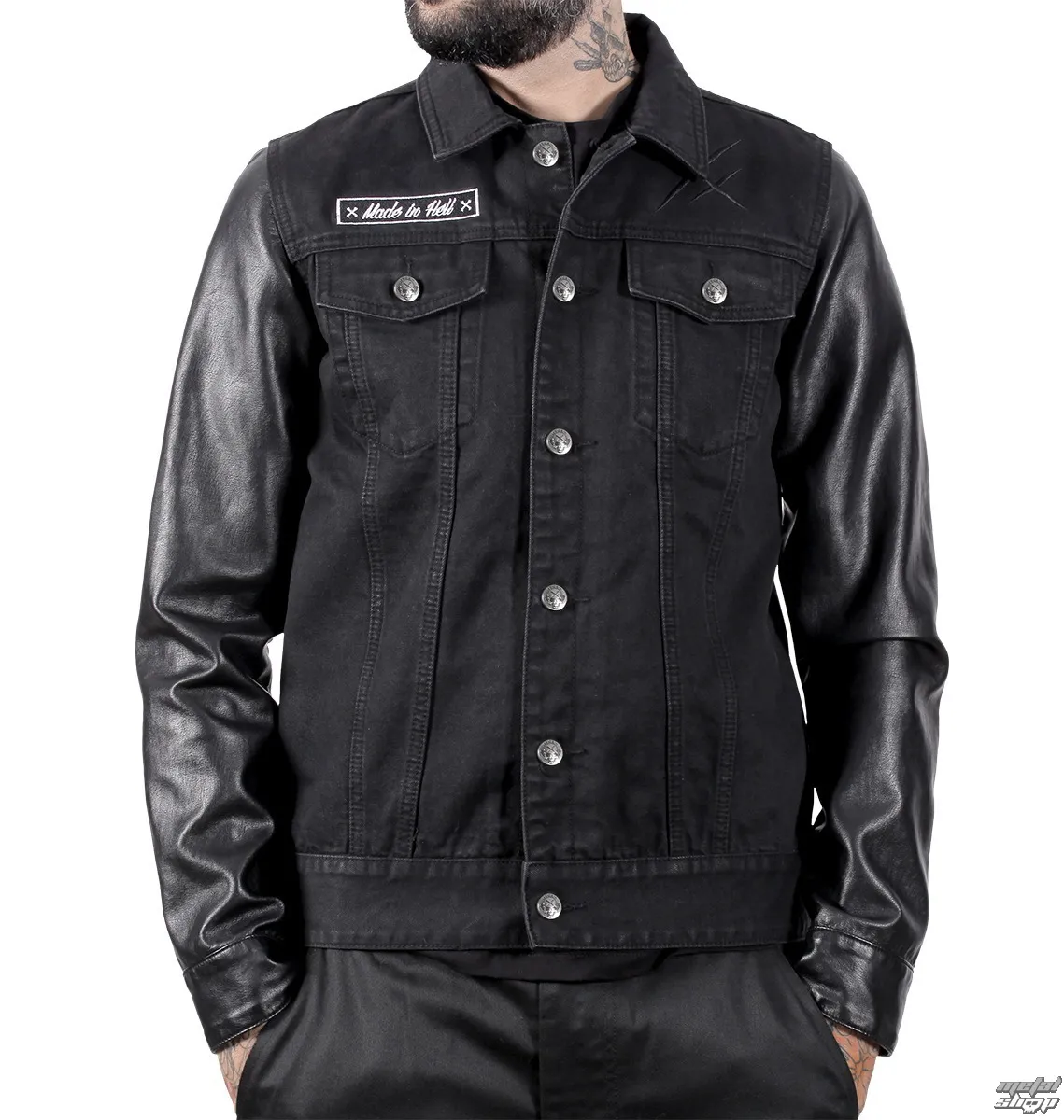 jacket men spring/fall HYRAW - Made In Hell Noire - HY163  -  Metal-shop