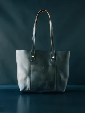 Julia Tote - Heavy Duty 6oz Horween Black Chromexcel