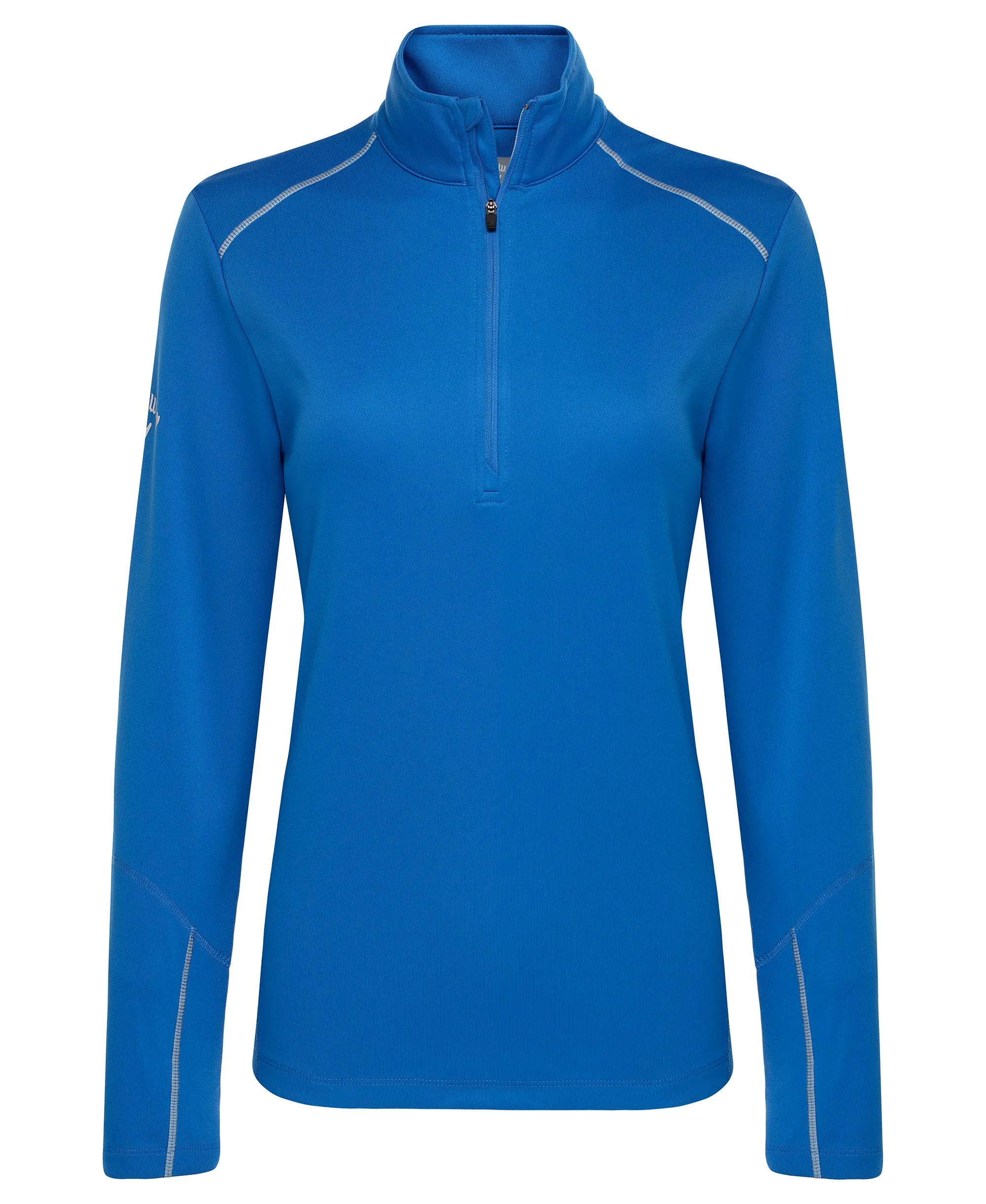 LADIES WATER REPELLENT 1/4-ZIP PULLOVER