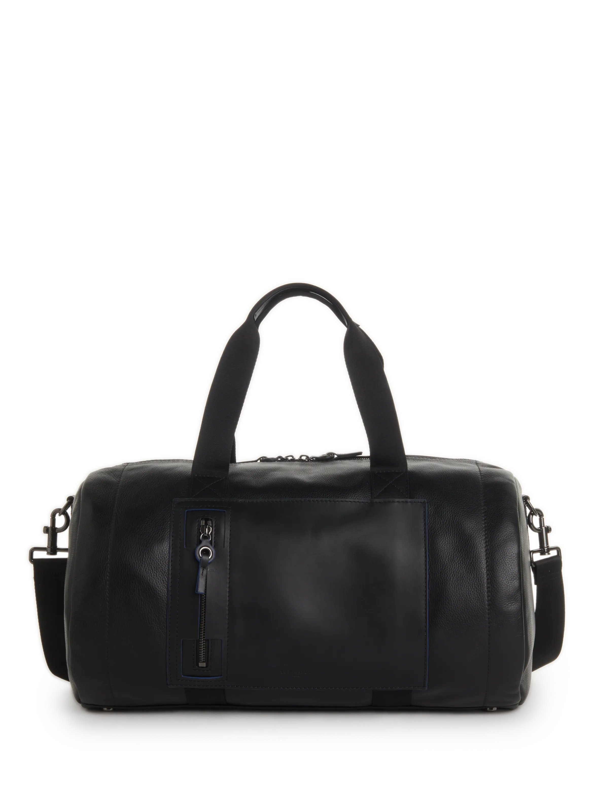 LE TANNEUR  24h Alexis grained leather travel bag - Black