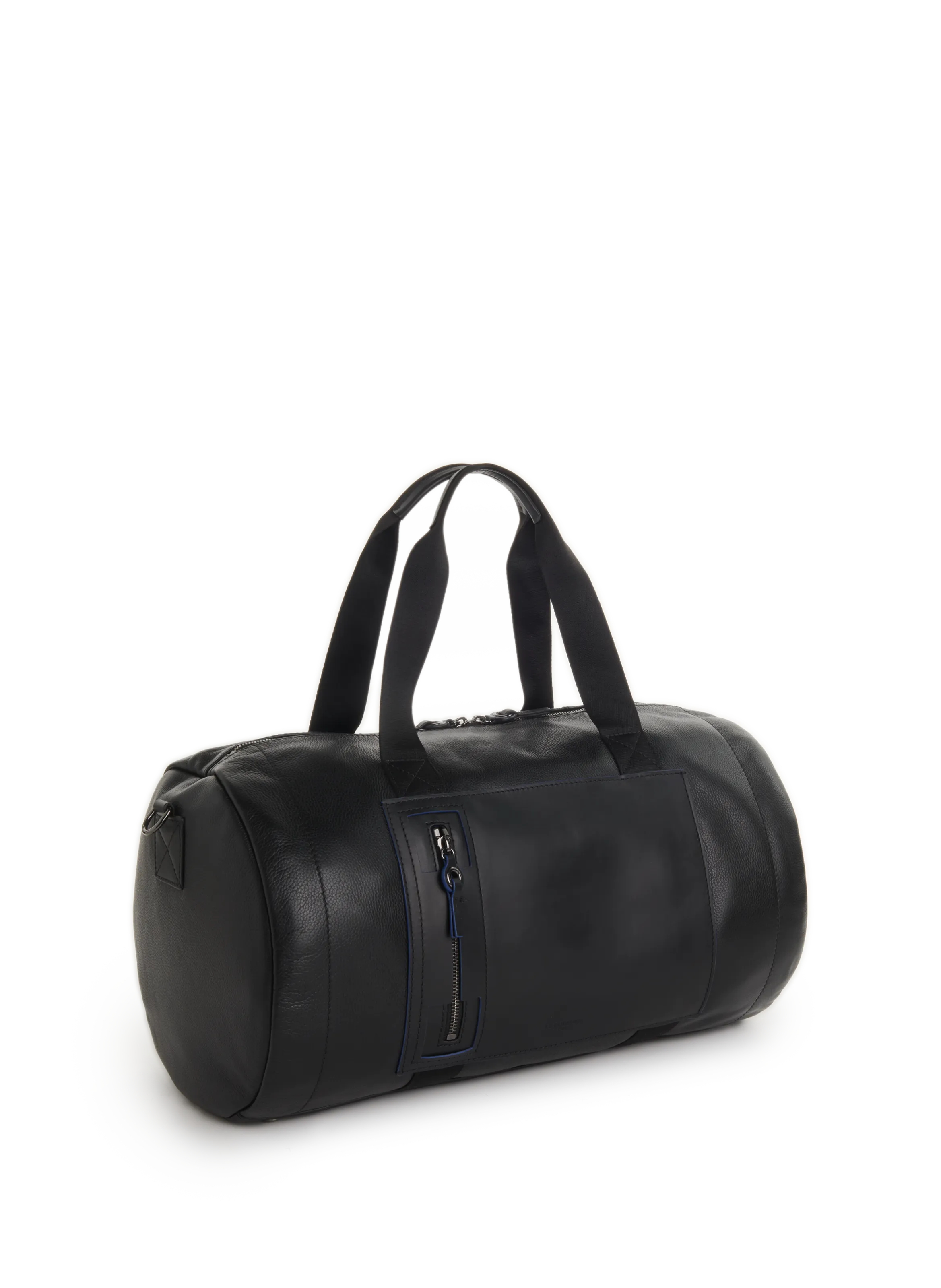 LE TANNEUR  24h Alexis grained leather travel bag - Black