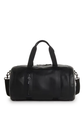 LE TANNEUR  24h Alexis grained leather travel bag - Black