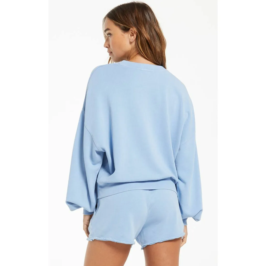 Lia French Terry Washed Pullover