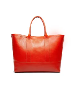 Lotuff Leather Working Tote II in Orange