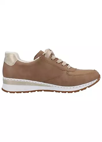 Low Wedge Lace-Up Trainers by Rieker | Look Again