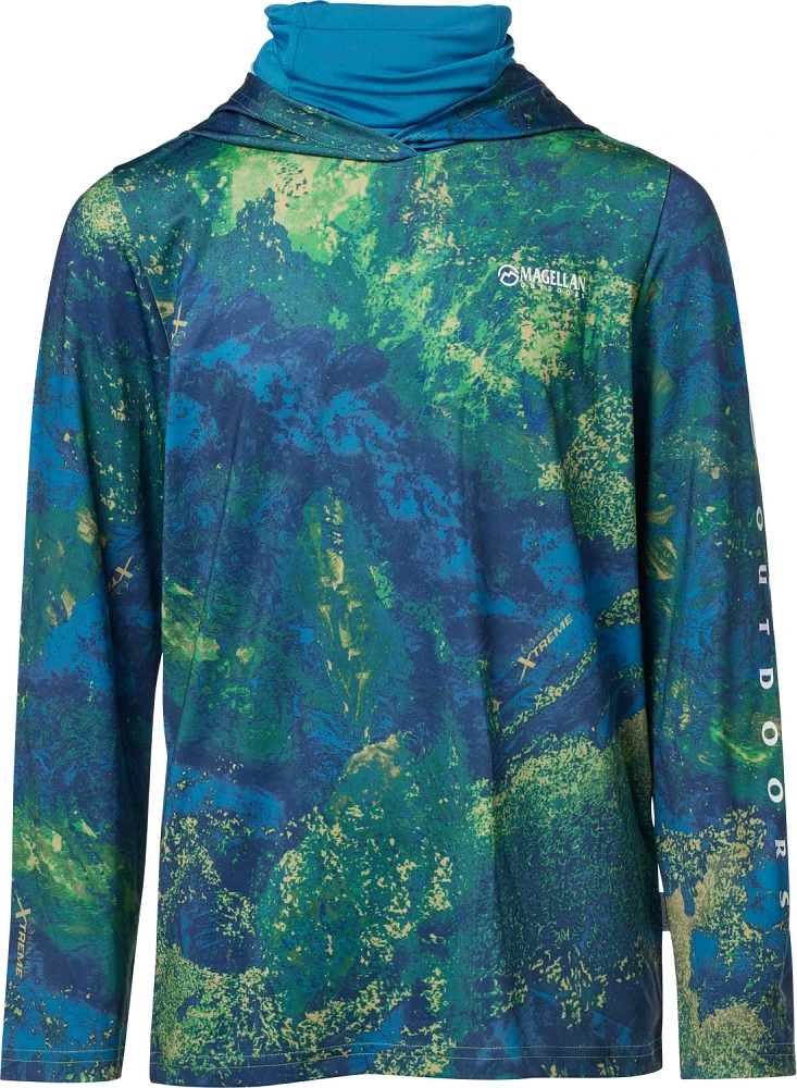 Magellan Outdoors Boys' Realtree Xtreme Gaiter Fishing Hoodie