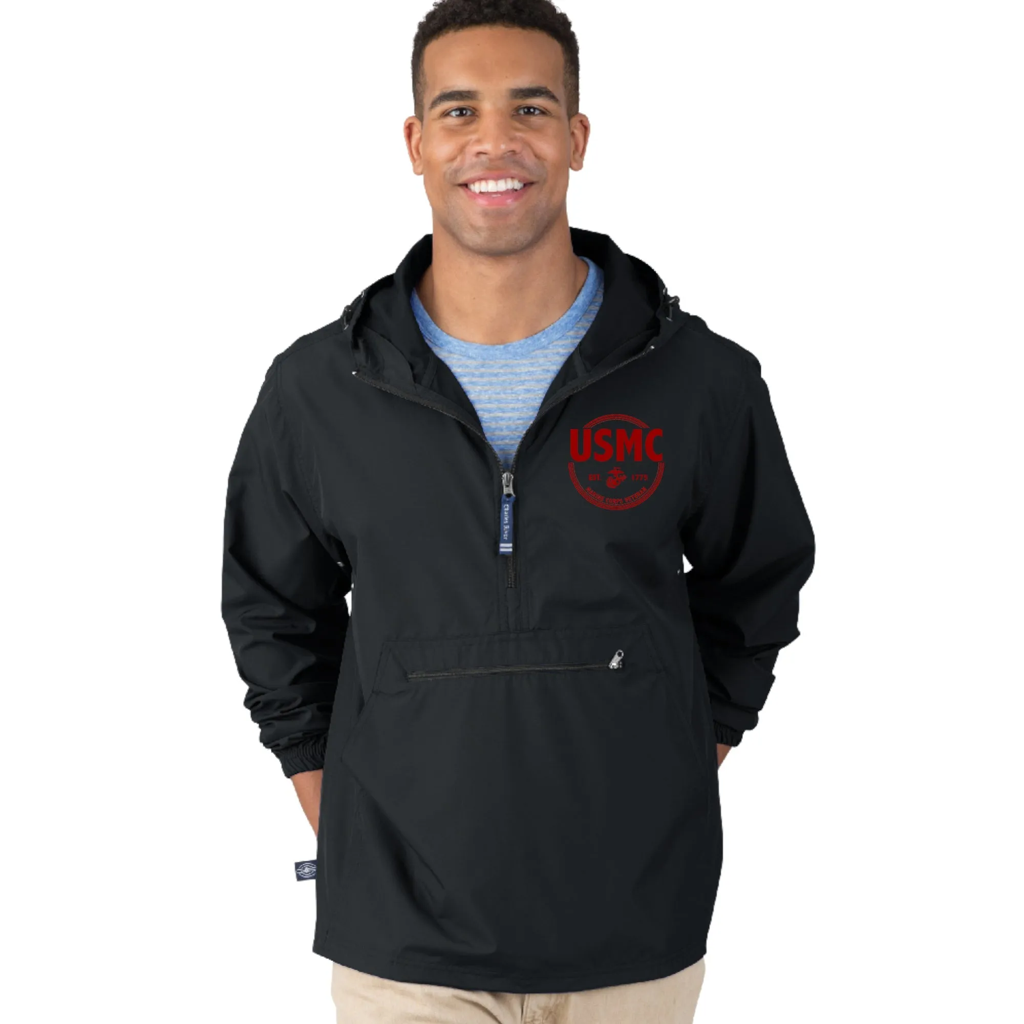 Marines Veteran Pack-N-Go Pullover