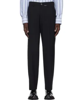 Marni Black Straight-Leg Trousers