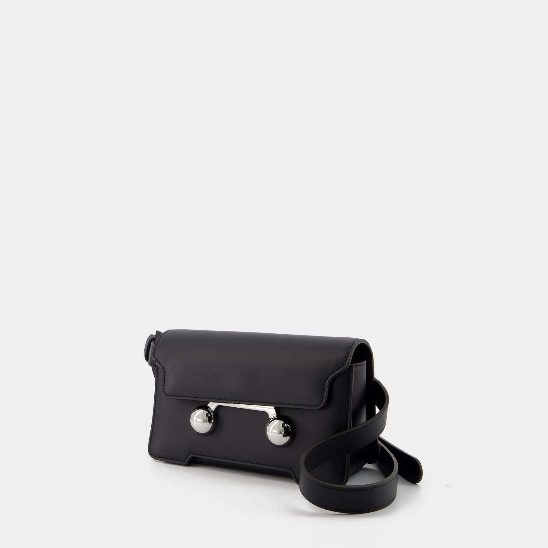 Marni  Cross-Boy Crossbody - Marni - Leather - Black