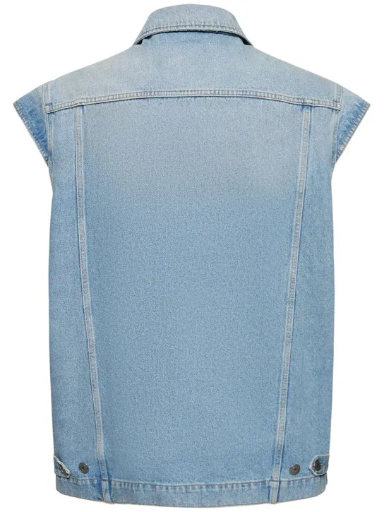 Martine Rose   Cotton denim vest 