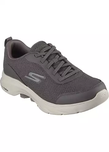 Mens Brown Go Walk 7 Trainers by Skechers | Look Again