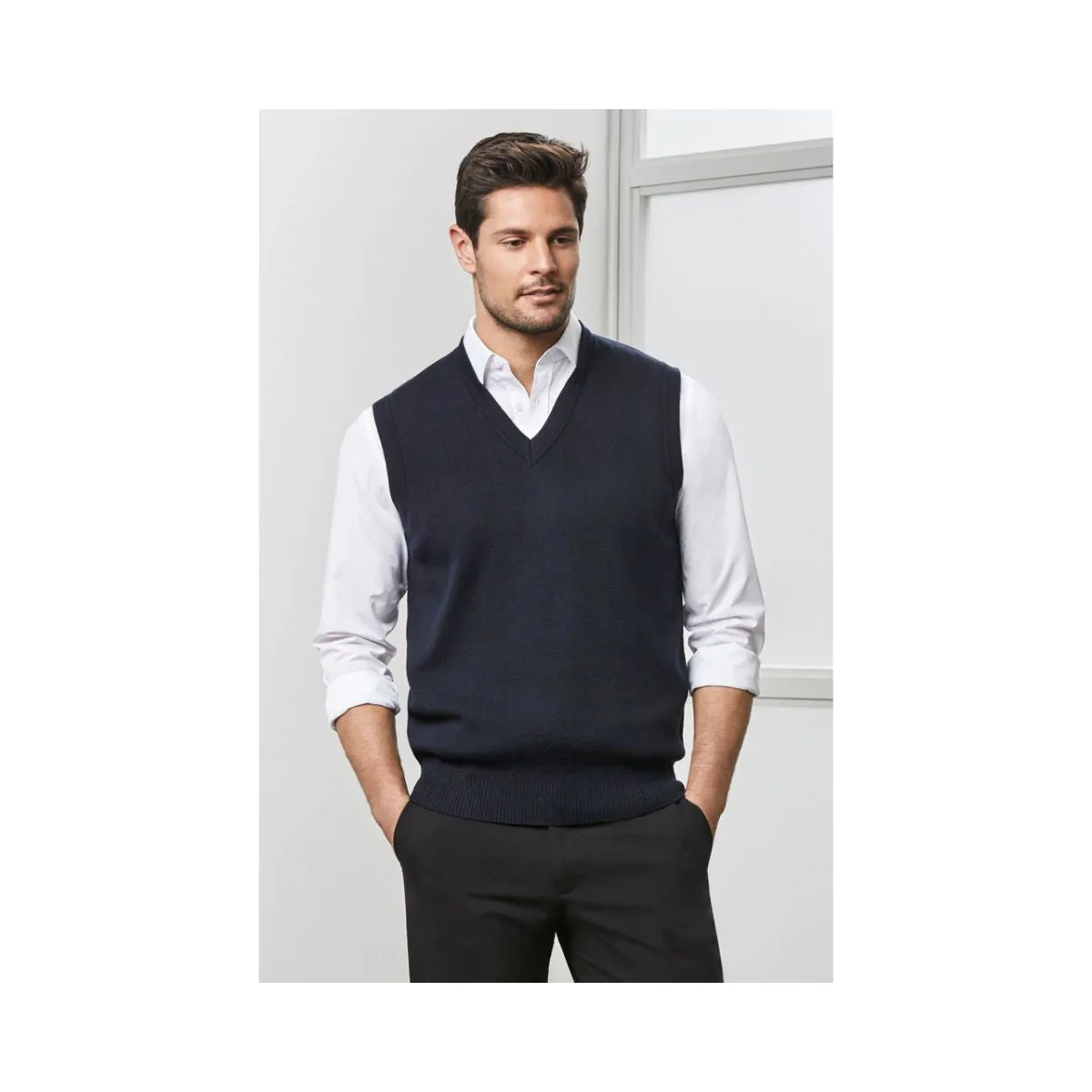 Men's Woolmix Knit Vest WV6007