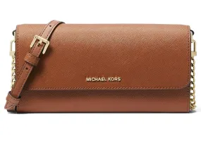 MICHAEL Michael Kors Jet Set Large Wallet On A Chain Crossbody