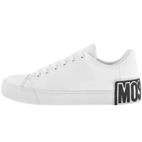 Moschino Logo Trainers White