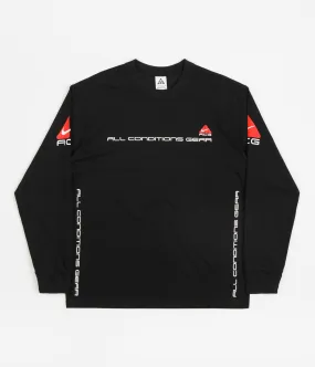 Nike ACG Lungs Long Sleeve T-Shirt - Black