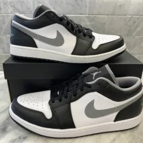 Nike Air Jordan 1 Low 4-14 Black Particle Grey White 553...